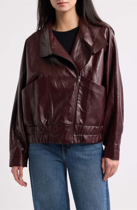 Etta Faux Leather Jacket