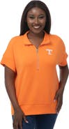 ZOOZATZ Women's ZooZatz Tennessee Orange Tennessee Volunteers Tri-Blend Quarter-Zip Flowy Top