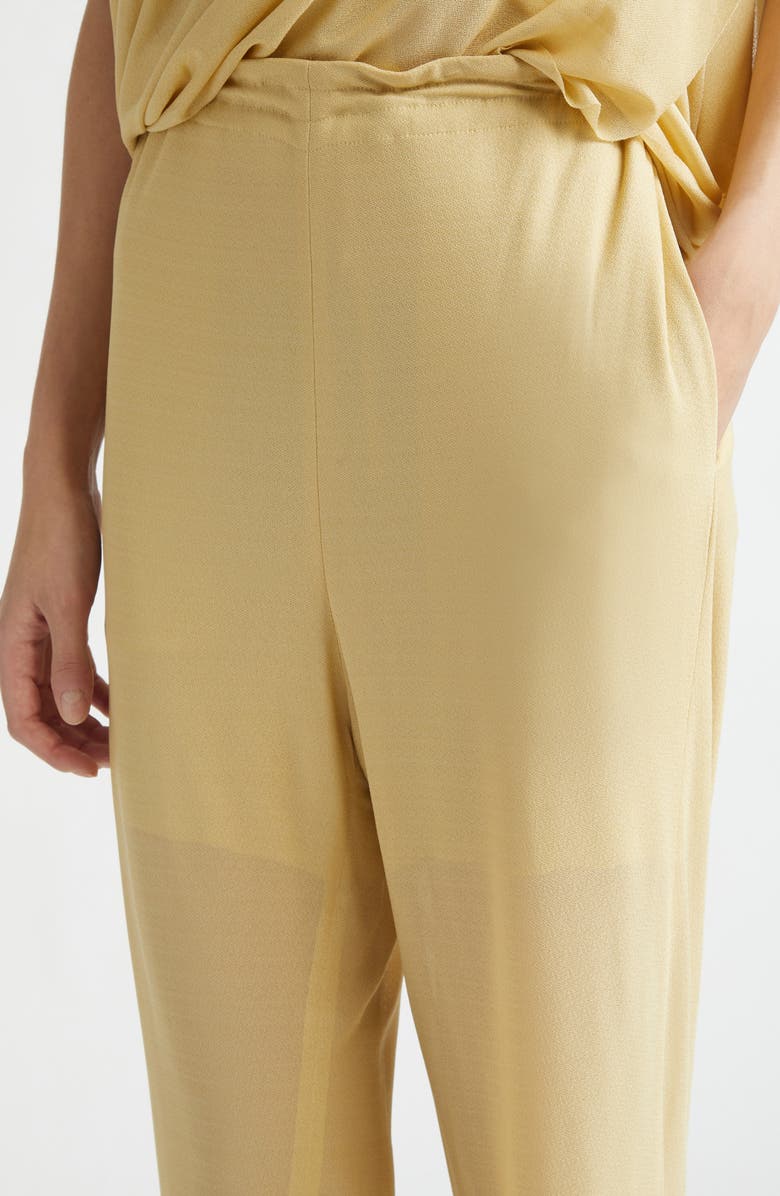 SETCHU Double Sheer Pants, Alternate, color, Sand Yellow