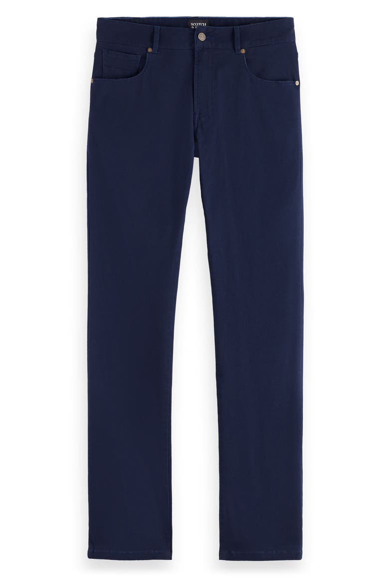 Ralston Slim Fit Five Pocket Stretch Twill Pants, Alternate, color, NAVY