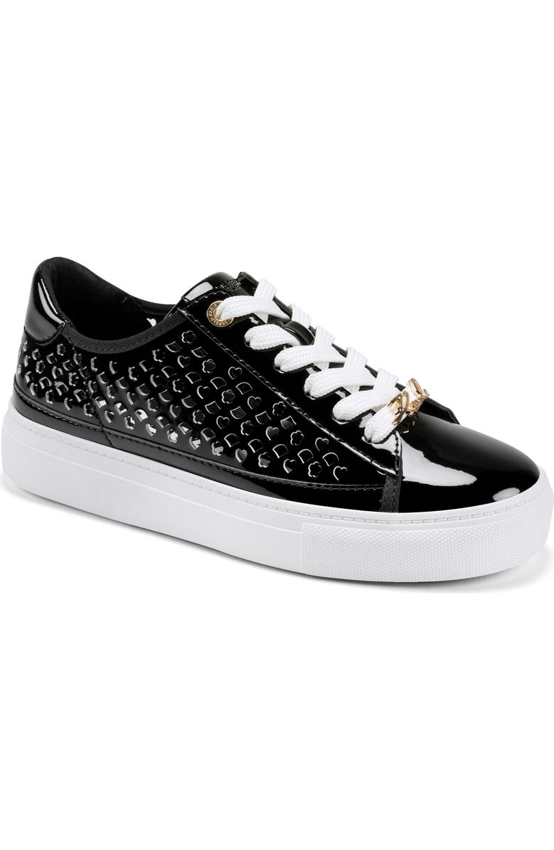 KARL LAGERFELD PARIS Caswell Platform Sneaker, Main, color, Black