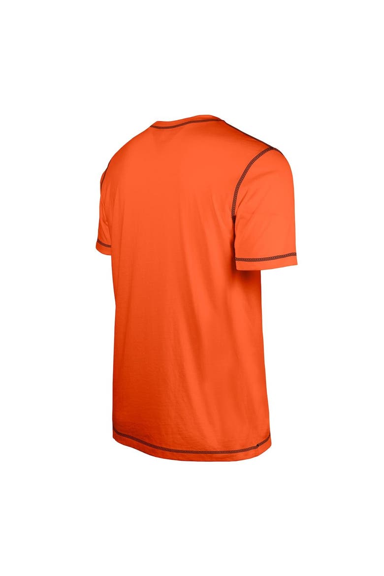 Men's New Era  Orange Cincinnati Bengals Third Down Puff Print T-Shirt, Alternate, color, Orange