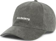AllSaints Underground Washed Adjustable Baseball Cap