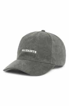 AllSaints Underground Washed Adjustable Baseball Cap
