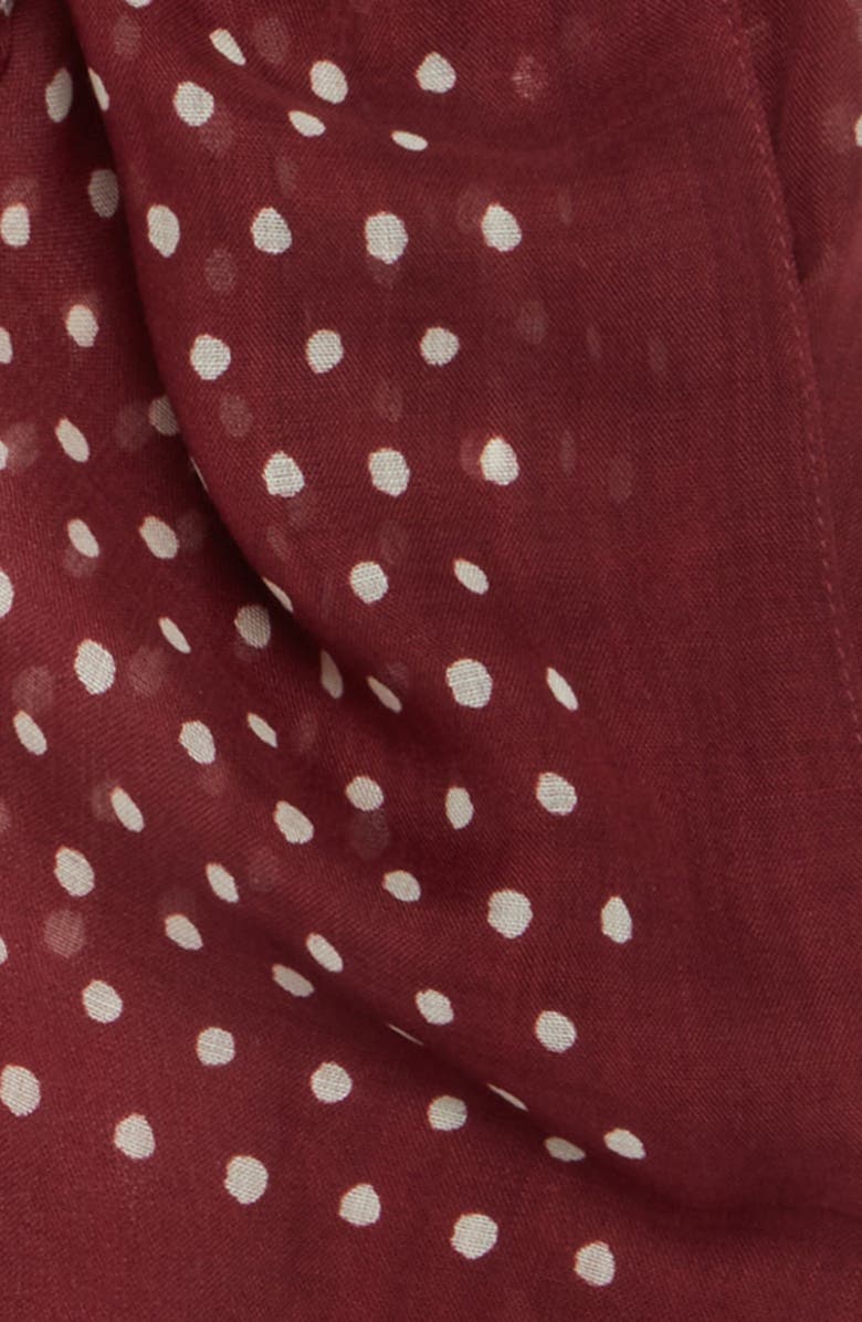 Drake's Polka Dot Wool Scarf, Alternate, color,