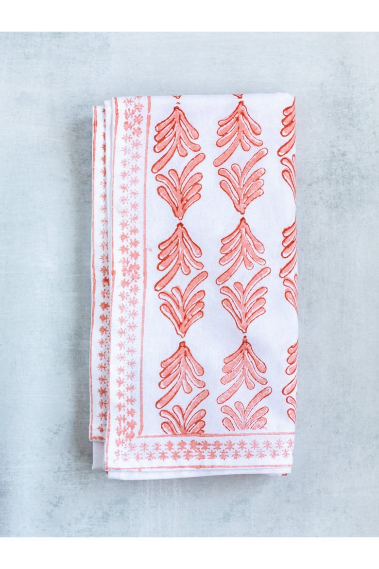 Palmetto Table Runner, Alternate, color, Orange - 18x120"
