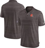 Nike Men's Nike Brown Cleveland Browns Sideline Lock Up Victory Performance Polo