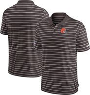 Nike Men's Nike Brown Cleveland Browns Sideline Lock Up Victory Performance Polo