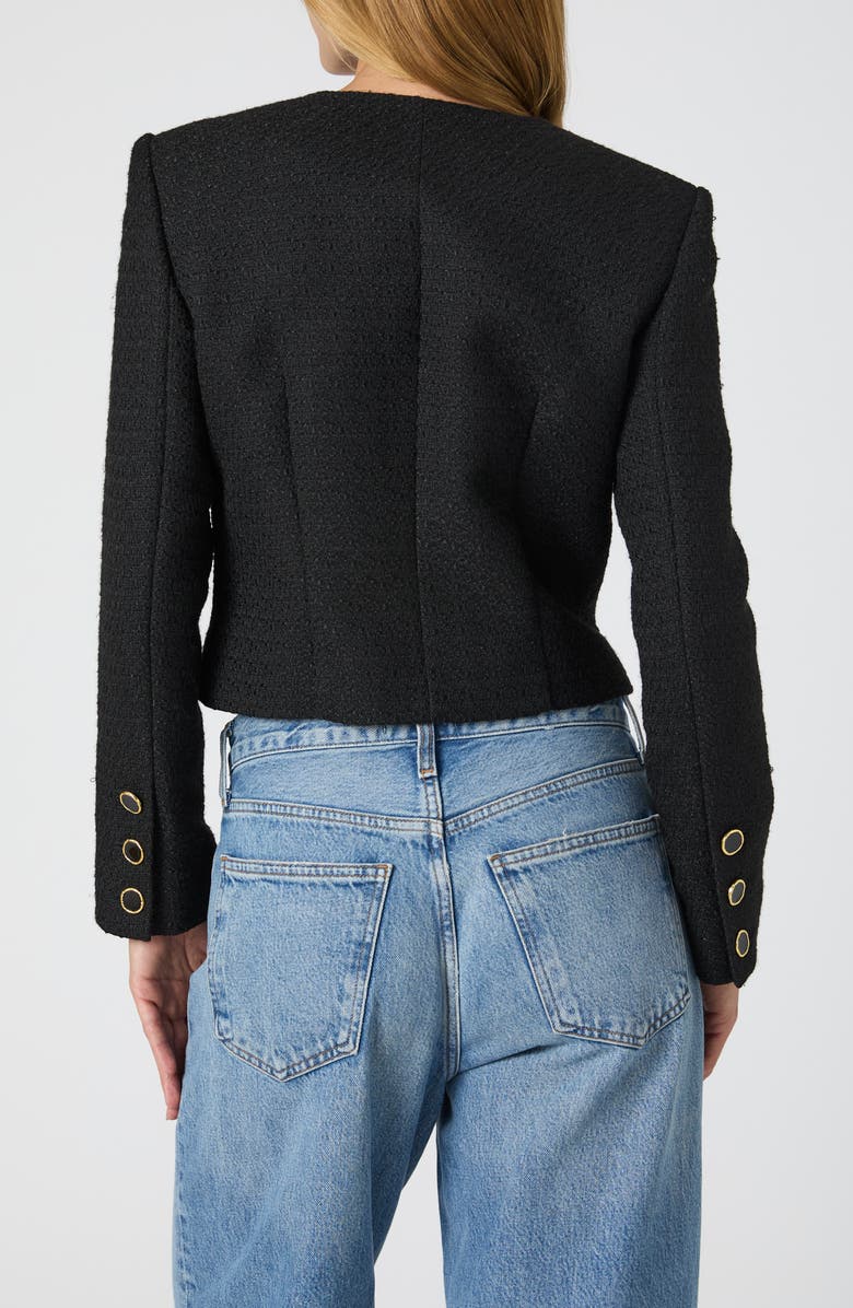 French Connection Mismatched Button Tweed Jacket, Alternate, color,