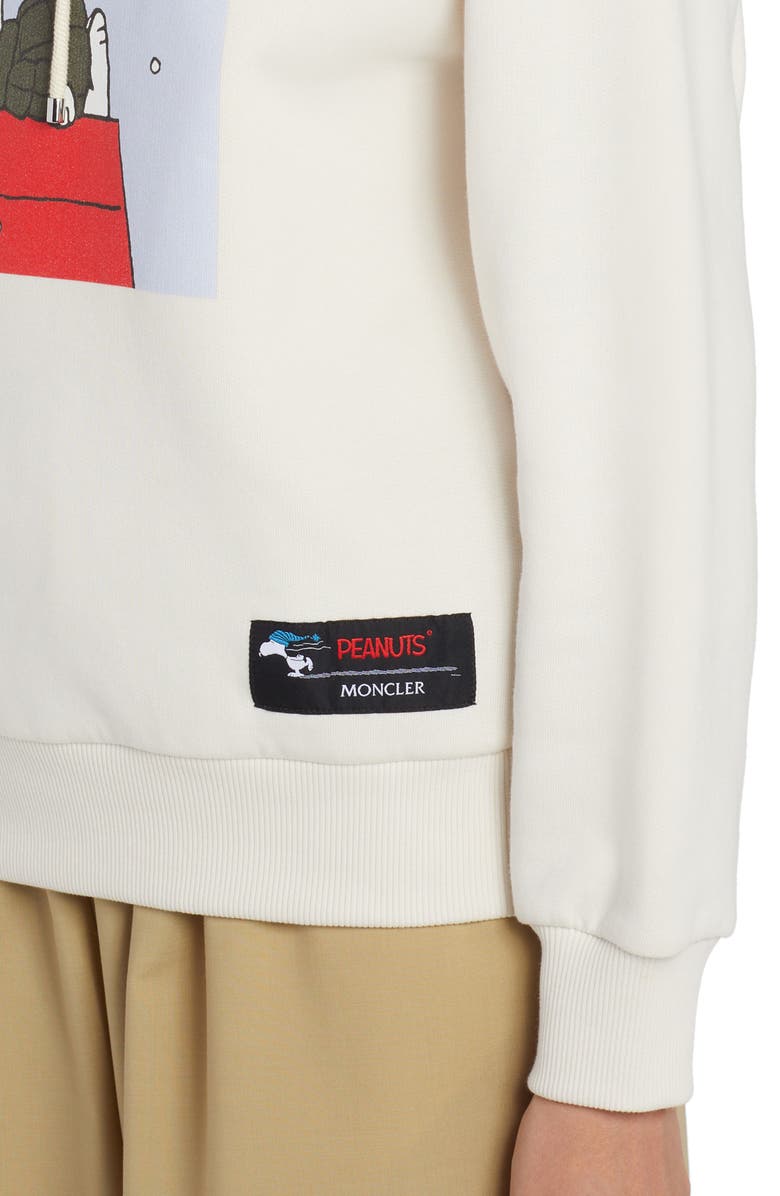 Moncler x Peanuts<sup>®</sup> Snoopy Snowflake Graphic Hoodie, Alternate, color,