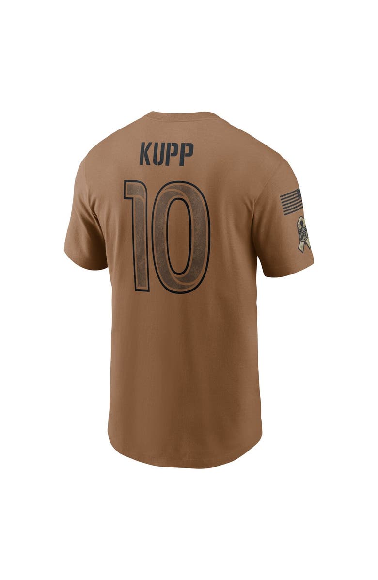 Nike Men's Nike Cooper Kupp Brown Los Angeles Rams 2023 Salute To Service Name & Number T-Shirt, Alternate, color, 