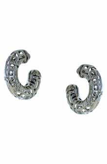 Katerina Filigree Hoop Earrings