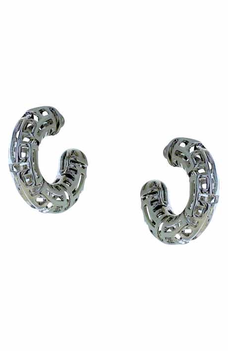 OLIVIA WELLES Katerina Filigree Hoop Earrings