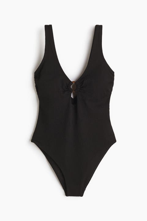 Padded-cup High Leg Swimsuit