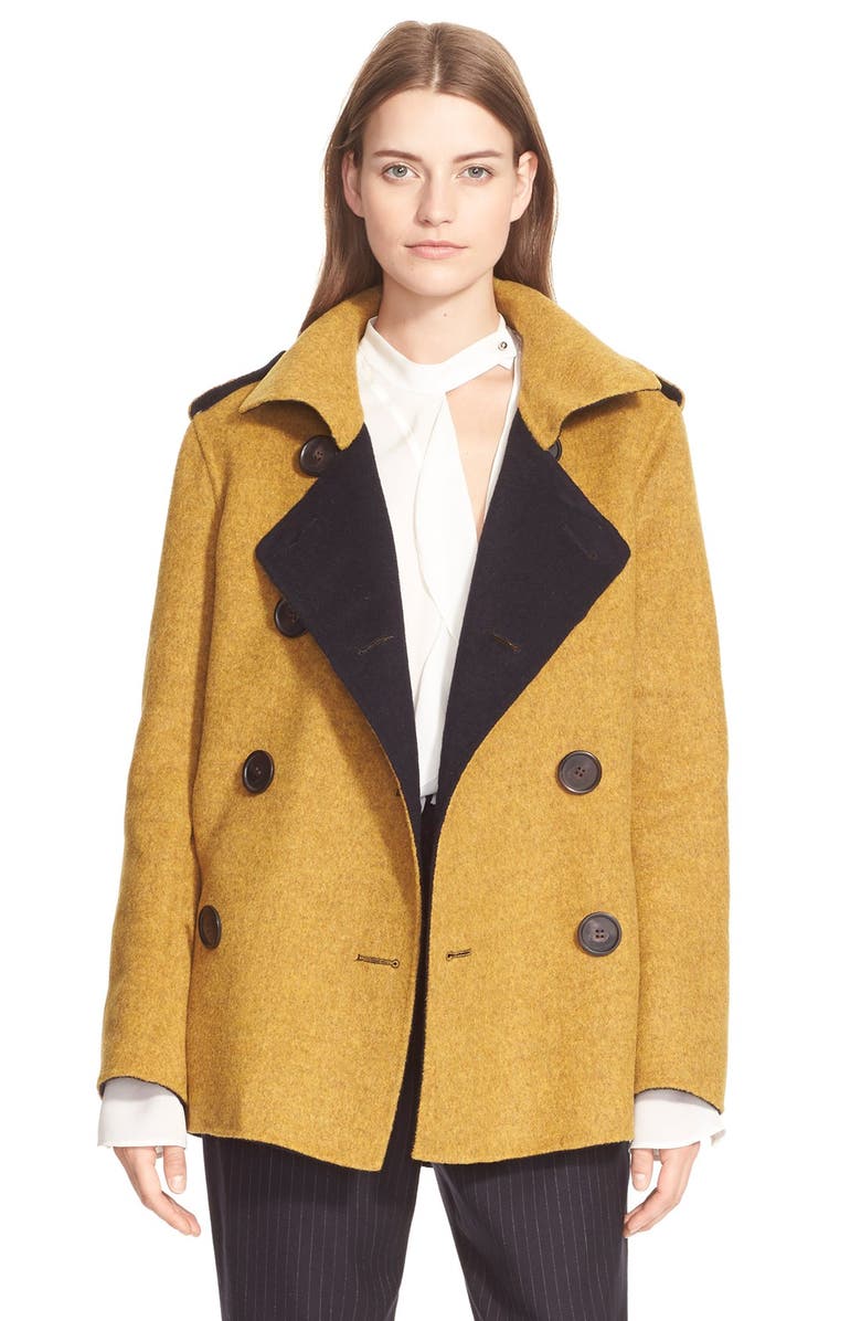 Derek Lam 10 Crosby Reversible Peacoat, Main, color, 