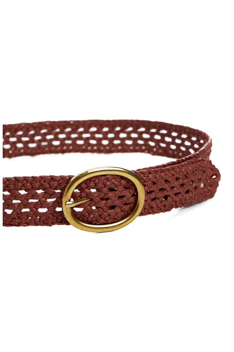 Woven Belt, Alternate, color, BURNT ORANGE