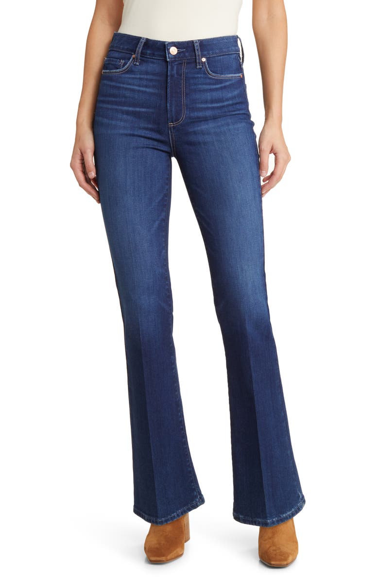 PAIGE Laurel Canyon High Waist Flare Jeans, Main, color,
