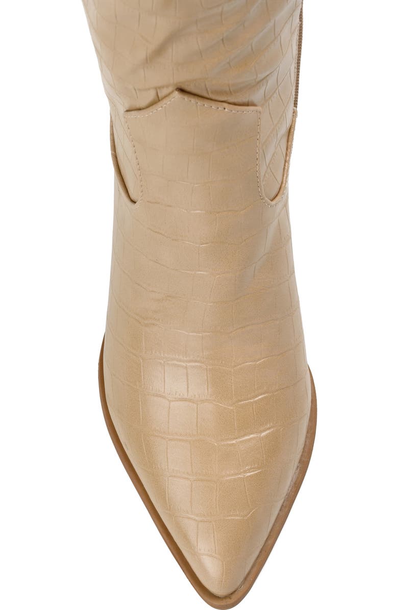 Journee Collection Foam Therese Boots, Alternate, color, Tan