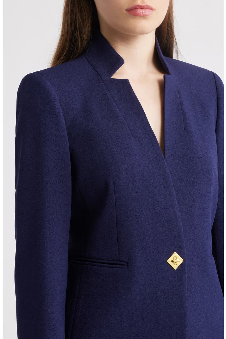 Notch Neck Long Sleeve Jumpsuit, Alternate, color, MIDNIGHT NAVY