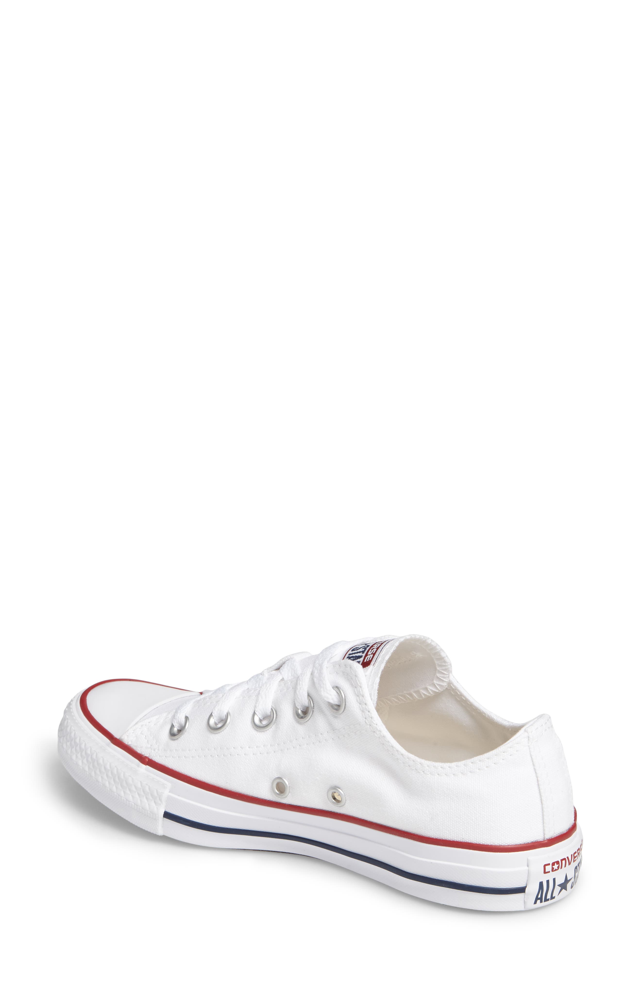 Converse Chuck Taylor<sup>®</sup> All Star<sup>®</sup> Low Top Sneaker, Alternate, color, Optic White