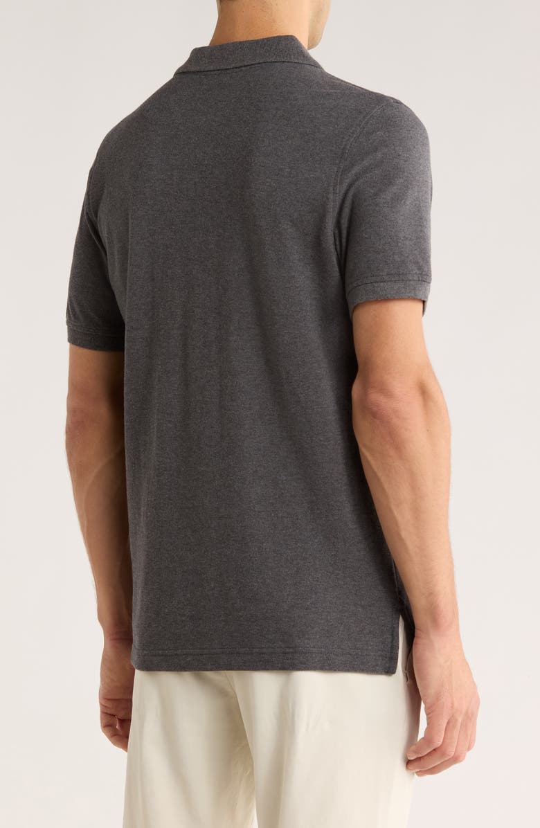 Brooks Brothers Solid Piqué Slim Fit Polo, Alternate, color, Dk Grey