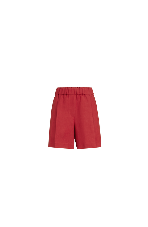 Fluid twill baggy shorts