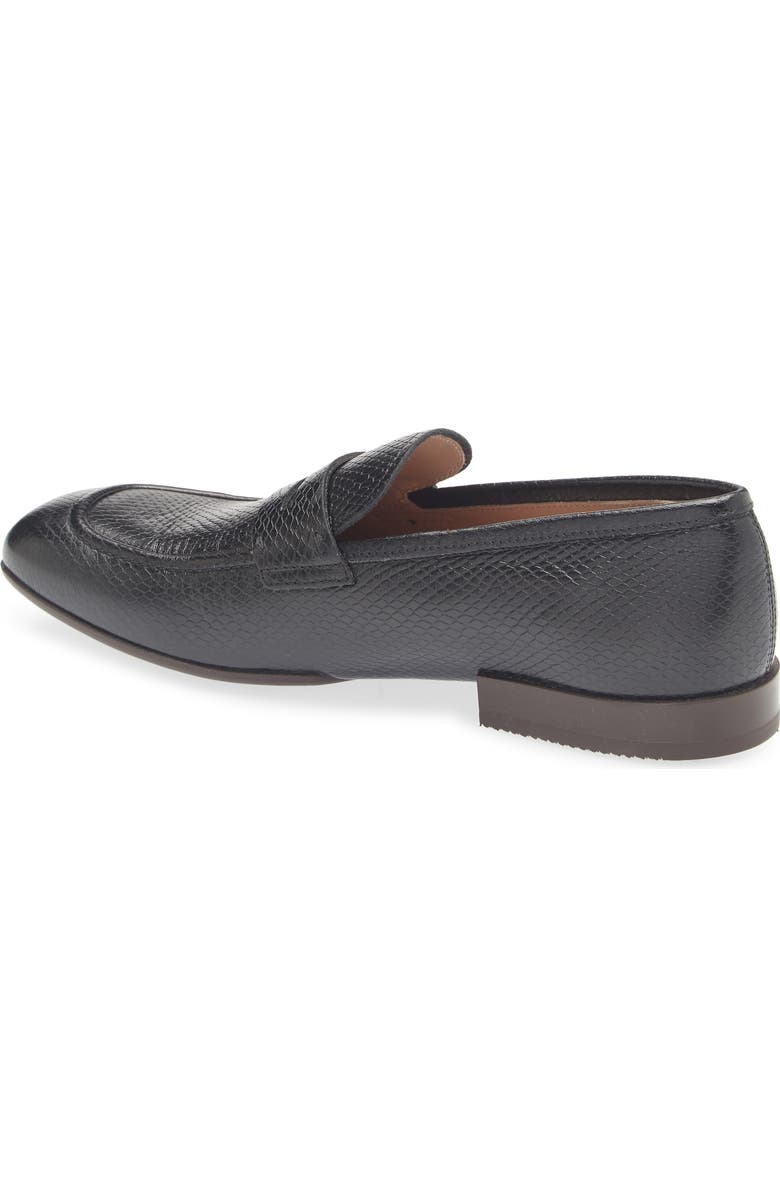FERRAGAMO Snake Embossed Penny Loafer, Alternate, color,