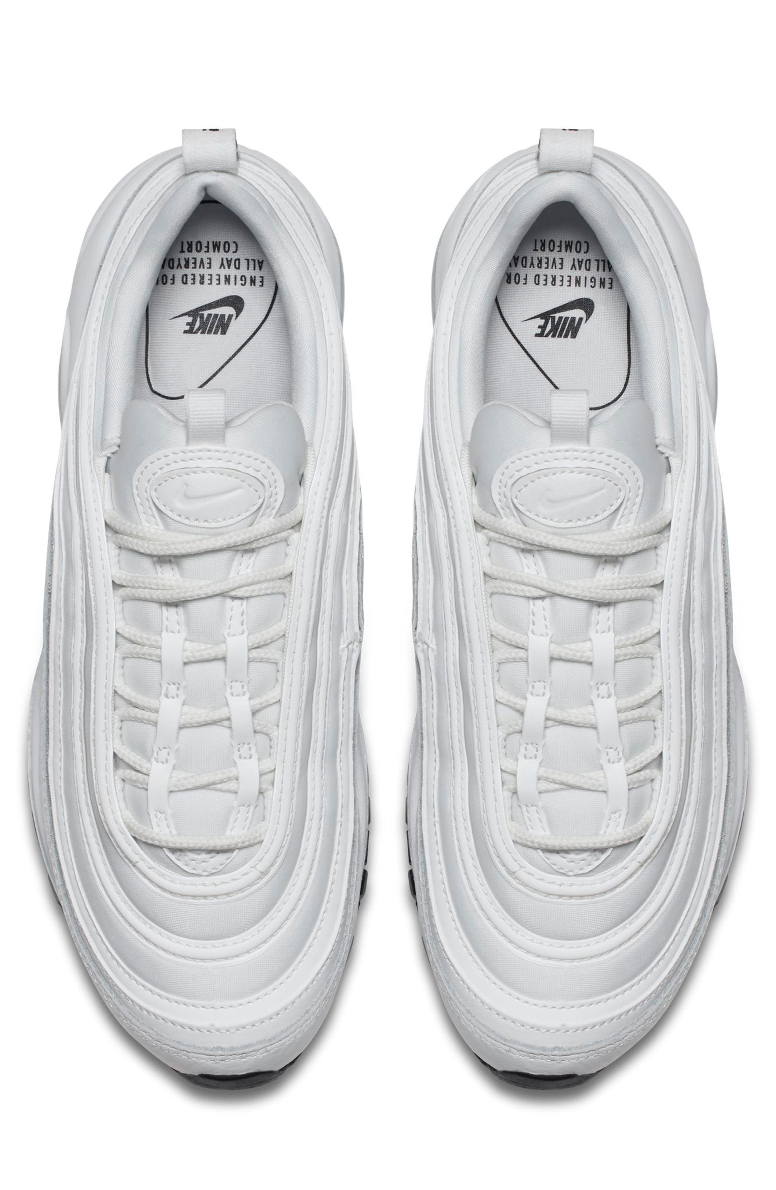Air Max 97 Sneaker, Alternate, color, WHITE