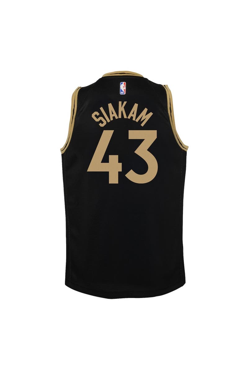 Nike Youth Nike Pascal Siakam Black Toronto Raptors 2020/21 Swingman Jersey - City Edition, Alternate, color, 