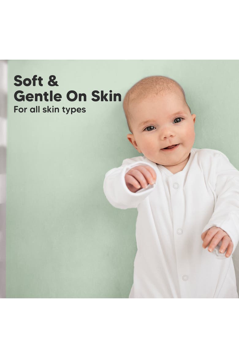 Soothe Fitted Crib Sheet, Alternate, color, Sage