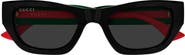 Gucci 52mm Cat Eye Sunglasses
