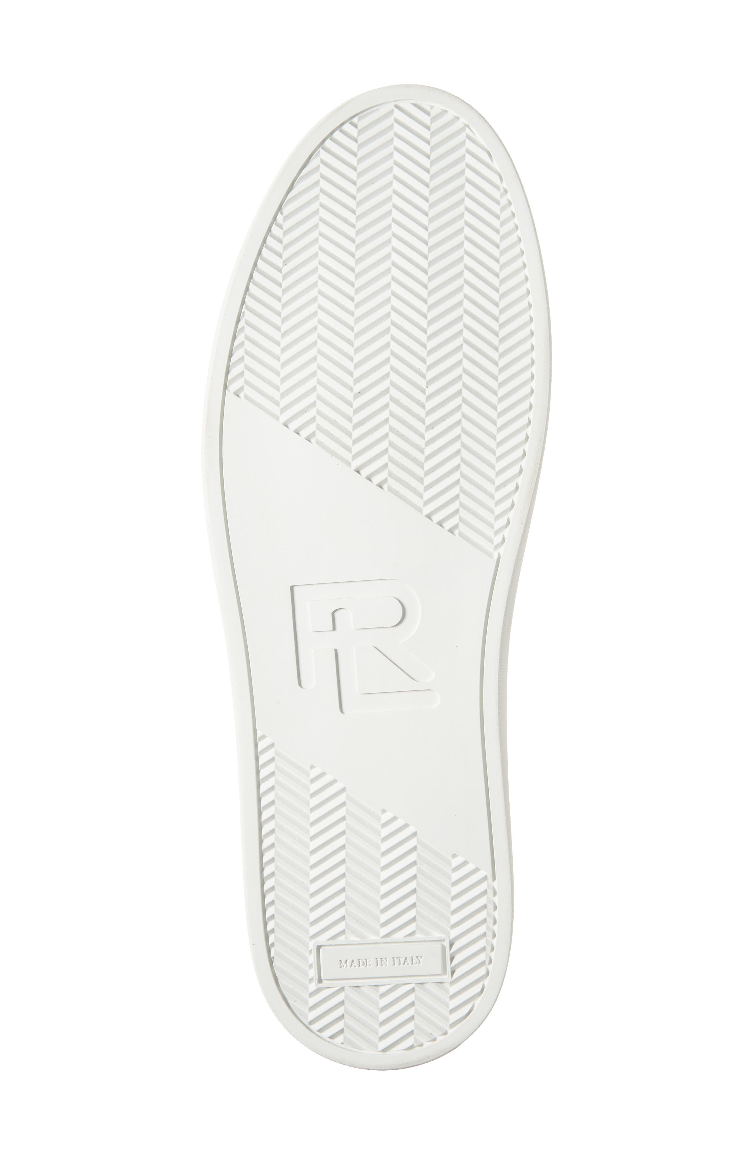 Ralph Lauren Purple Label Severn Calfskin Leather Sneaker, Alternate, color, Luggage Brown