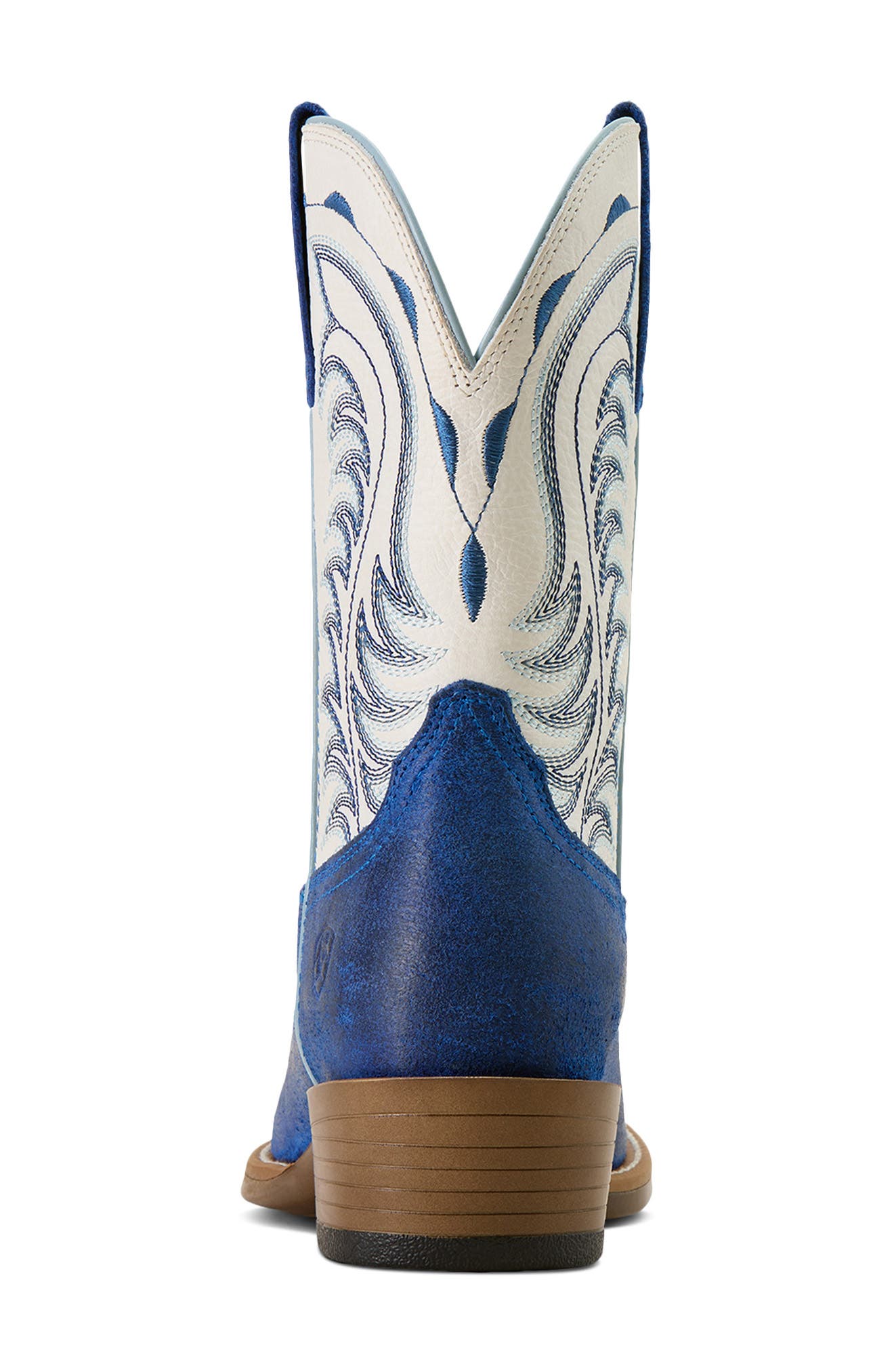 Ariat Salina Narrow Cutter Toe Western Boot, Alternate, color, Blueberry