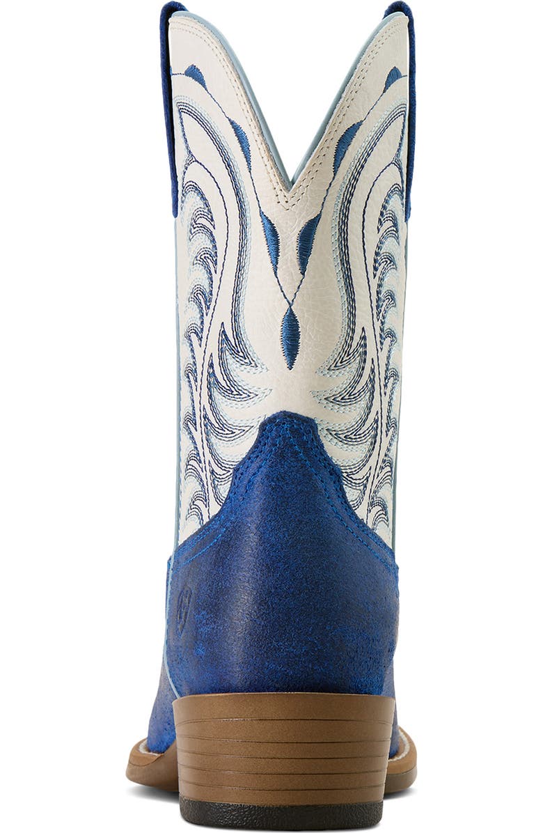 Ariat Salina Narrow Cutter Toe Western Boot, Alternate, color, Blueberry