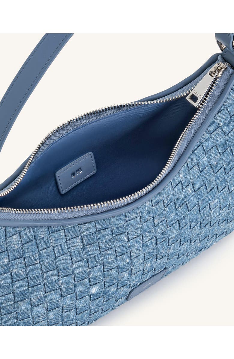 JW PEI Lily Woven Denim Shoulder Bag, Alternate, color,