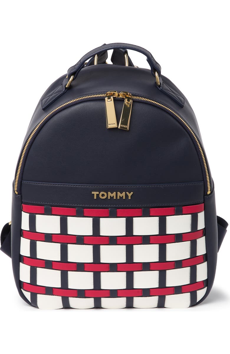 Tommy Hilfiger Victoria Woven Backpack, Main, color,