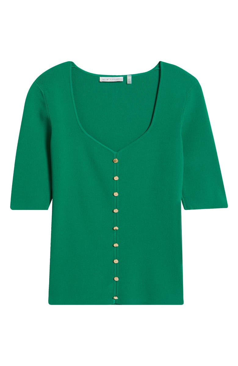 Elie Tahari Sweetheart Neck Sweater, Alternate, color, 