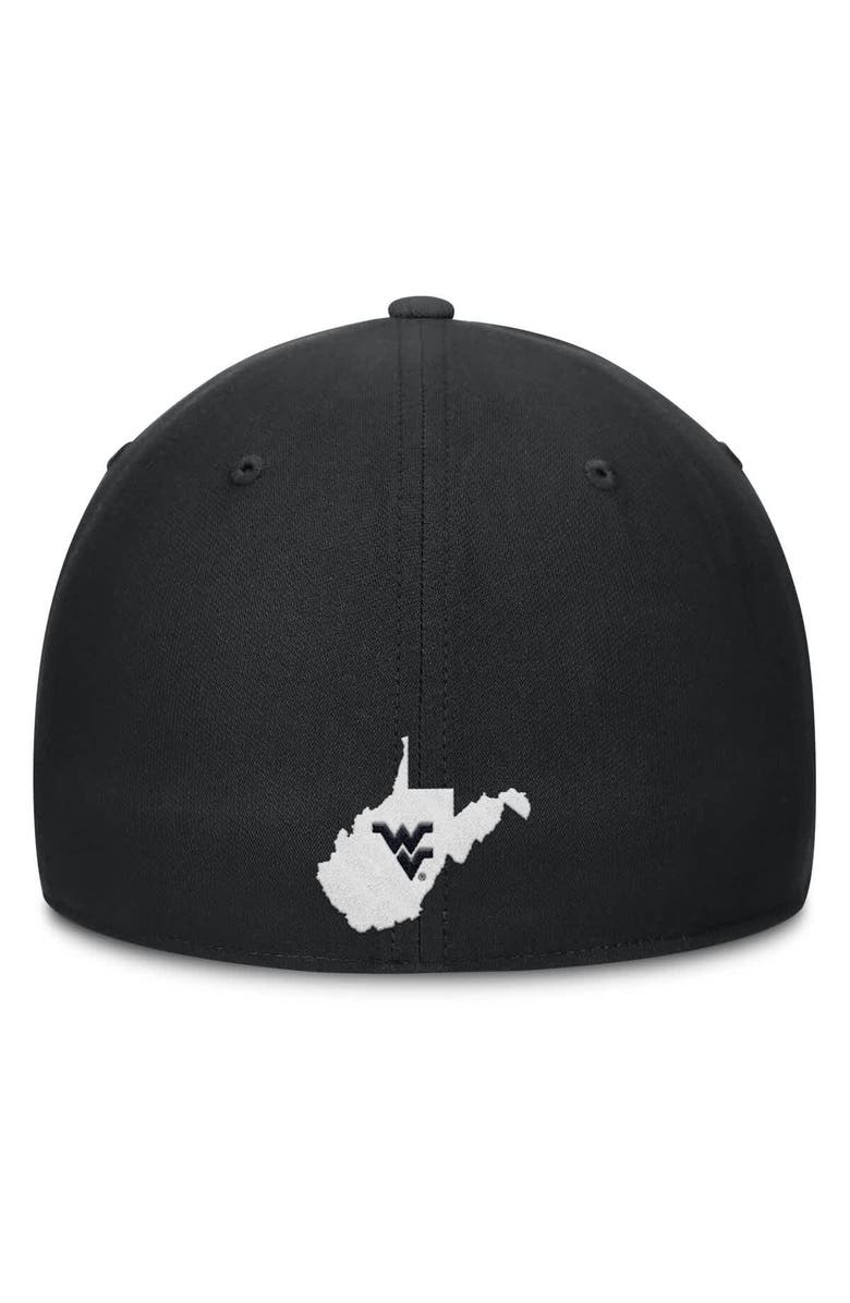Nike Men
s Nike Black West Virginia Mountaineers Alternate Logo Rise Dri-FIT Flex Hat, Alternate, color, Black