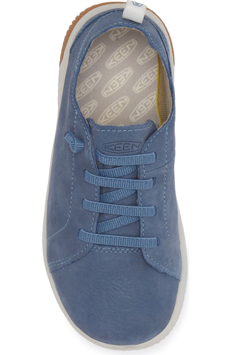 KEEN Kids' KNX Leather Sneaker, Alternate, color, Coronet Blue/ Vapor