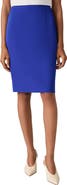 KASPER Stretch Crepe Knee Length Pencil Skirt