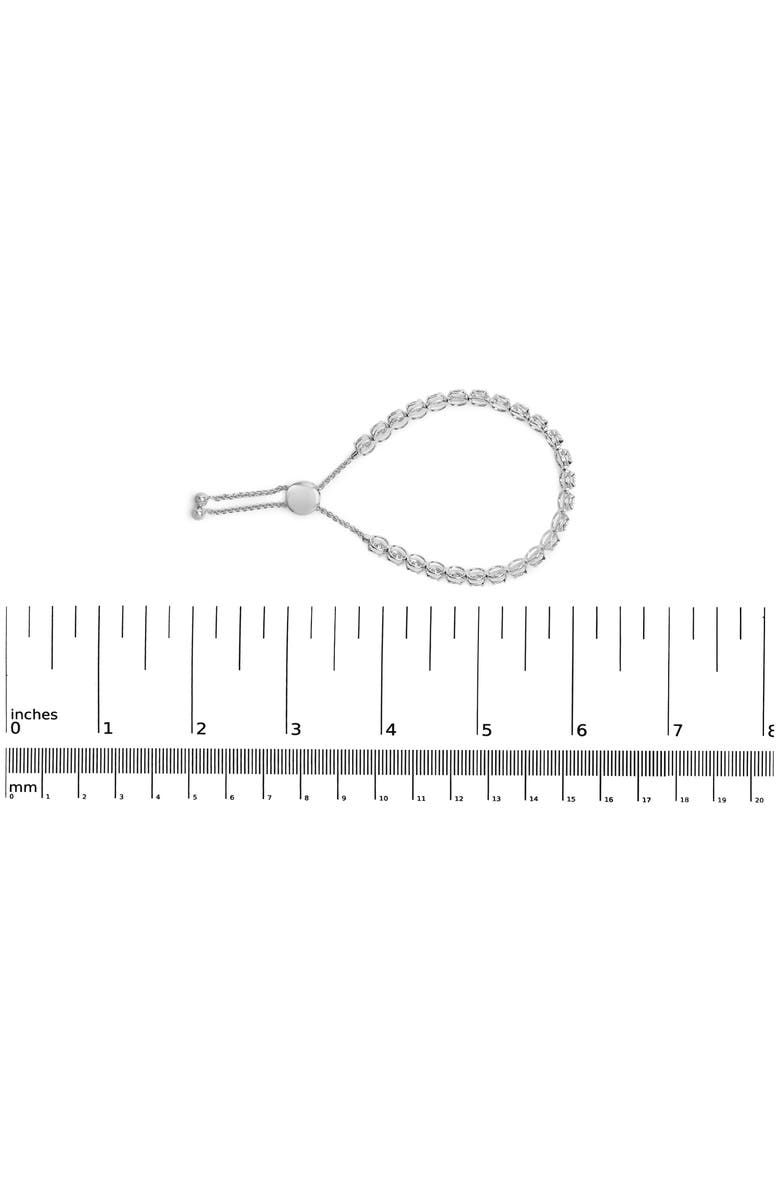 Haus of Brilliance 14K White Gold 6.00 Cttw Diamond 4”-10” Bolo Tennis Bracelet, Alternate, color, White