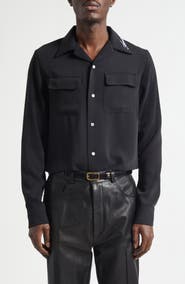 AMIRI Rounded Flap Pocket Button-Up Shirt