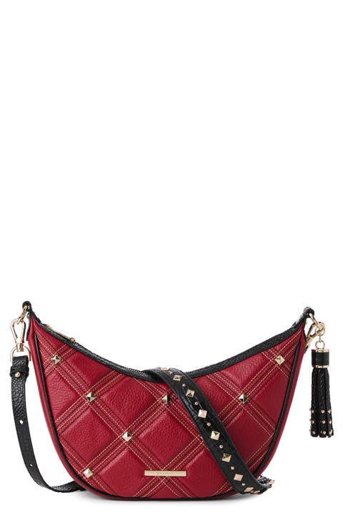 Percy Quilted Leather Crossbody Bag