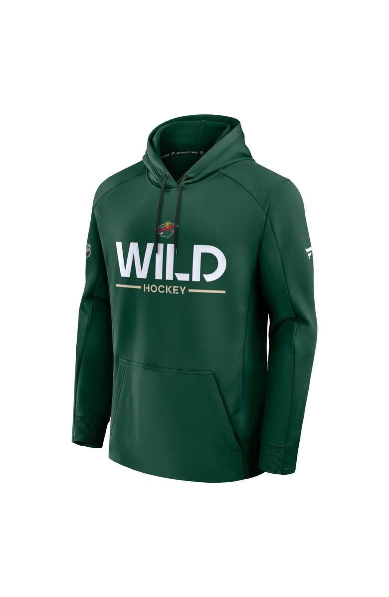 FANATICS Men
s Fanatics Green Minnesota Wild Authentic Pro Rink Hoodie, Alternate, color, Green