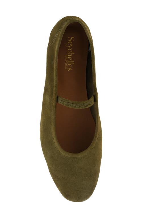 Seychelles Sweetheart Mary Jane Flat In Green