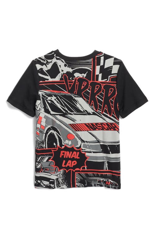 Freeze Kids' Nascar Embroidered T-shirt In Black