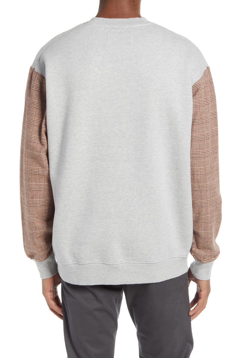 ZANEROBE Men's Mixed Media Sweatshirt, Alternate, color, 