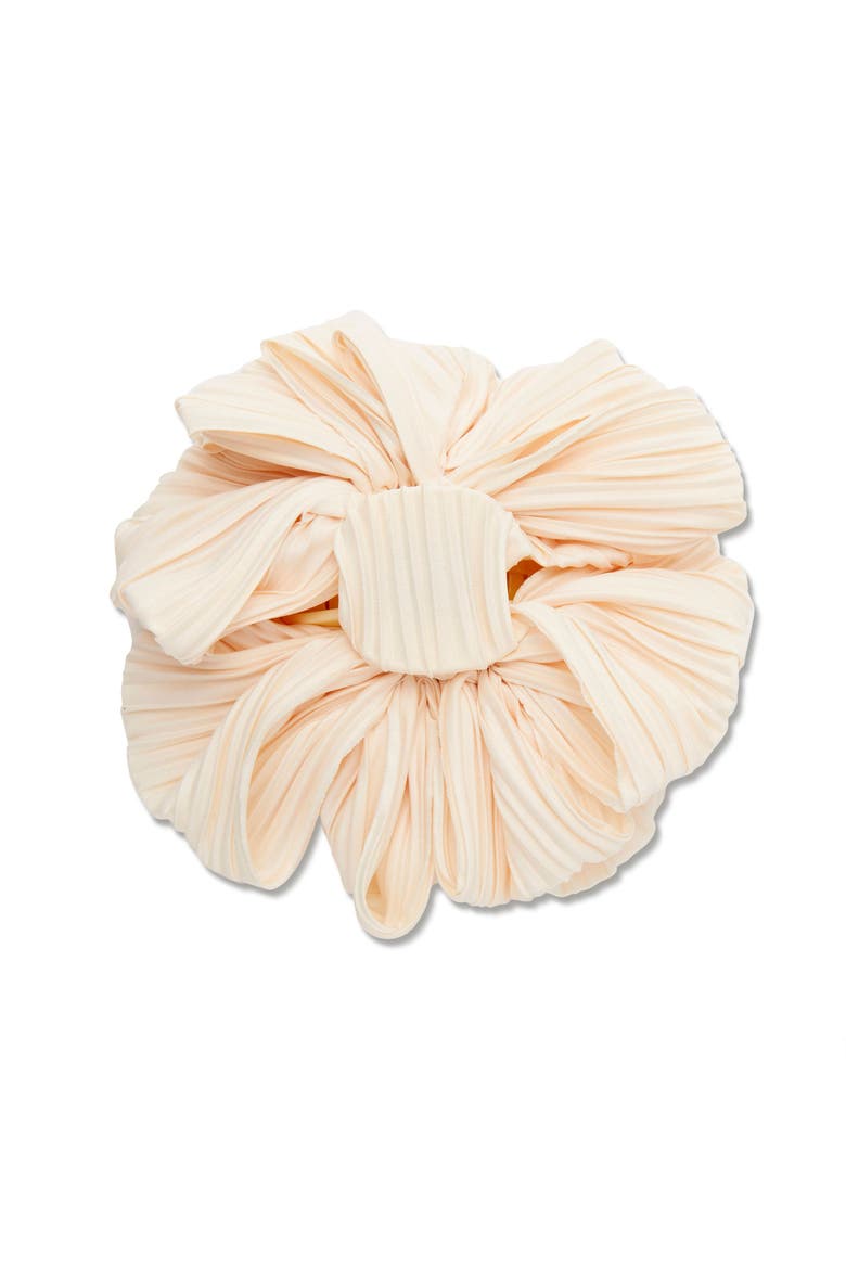 Ivory Rita Ribbon Claw Clip, Main, color, IVORY 100