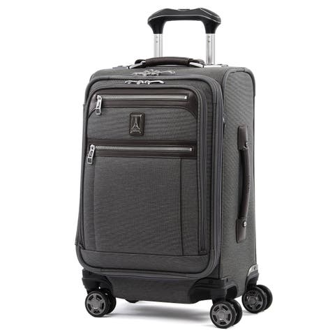 Platinum Elite Softside Expandable 20-Inch Carry-On Luggage, Fits up to 15" Laptop