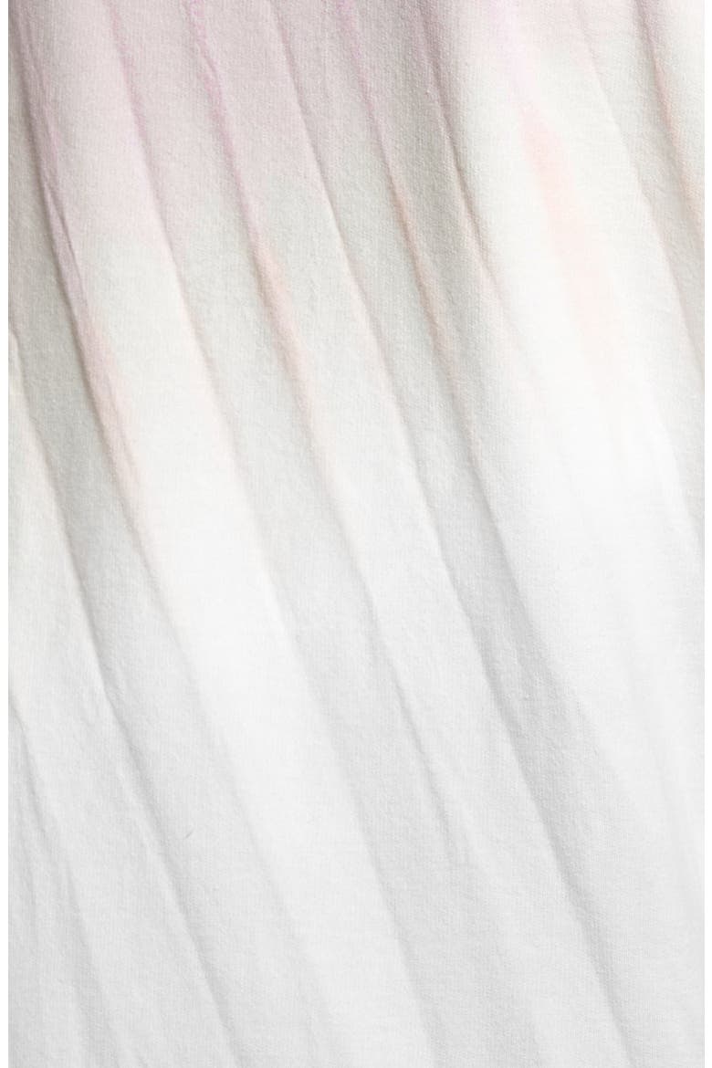 French Terry Side Tie T-Shirt, Alternate, color, LILAC/ GREY